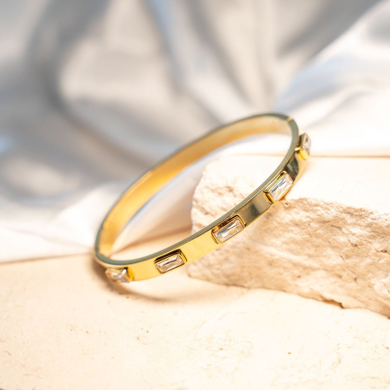 Evangeline Bangle - Luisa Luxe gold jewellery