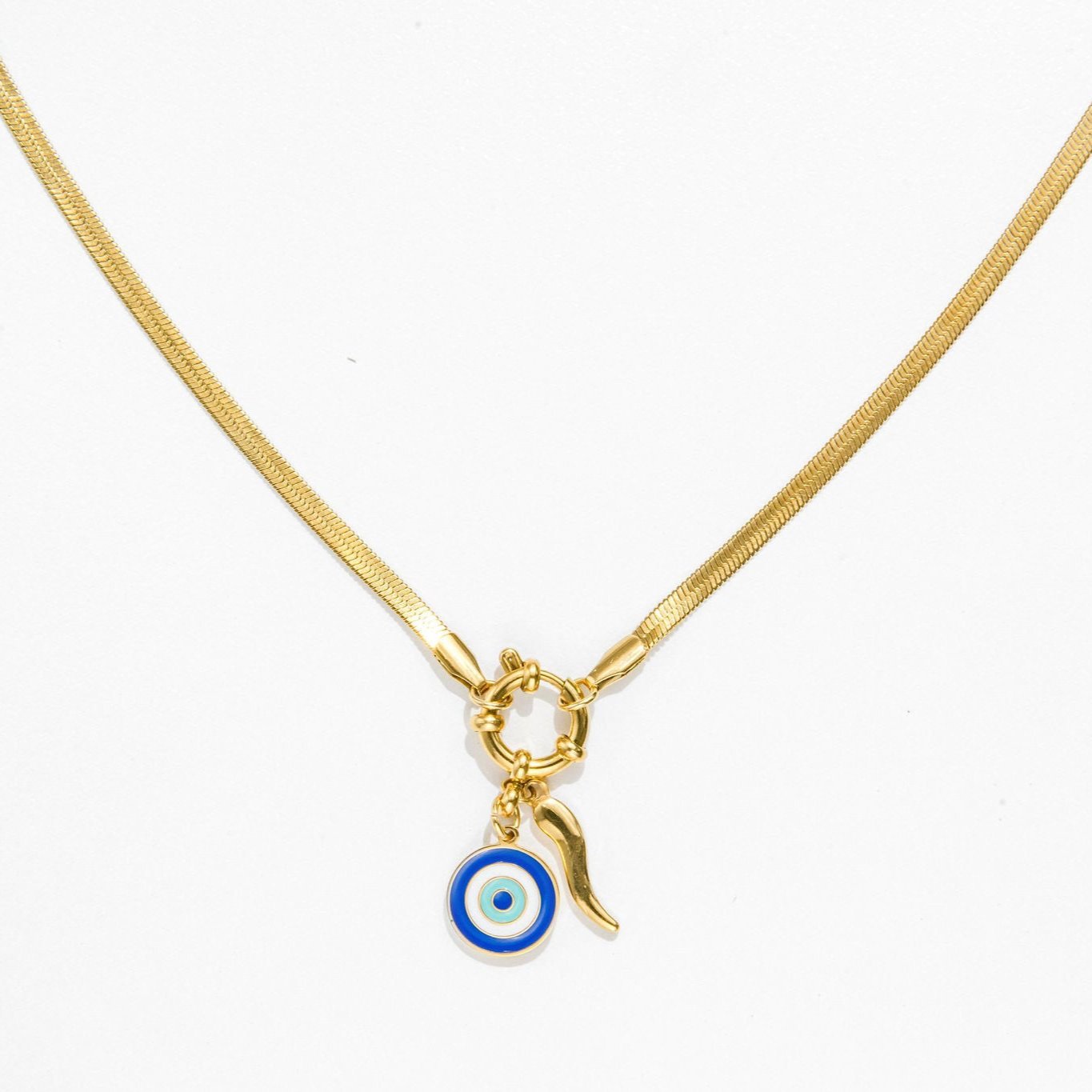 Evil Eye Charm - Luisa Luxe gold jewellery