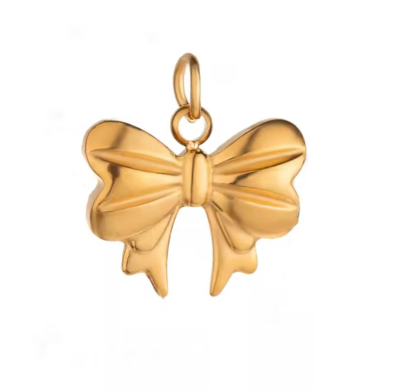 Fancy Bow Charm - Luisa Luxe gold jewellery