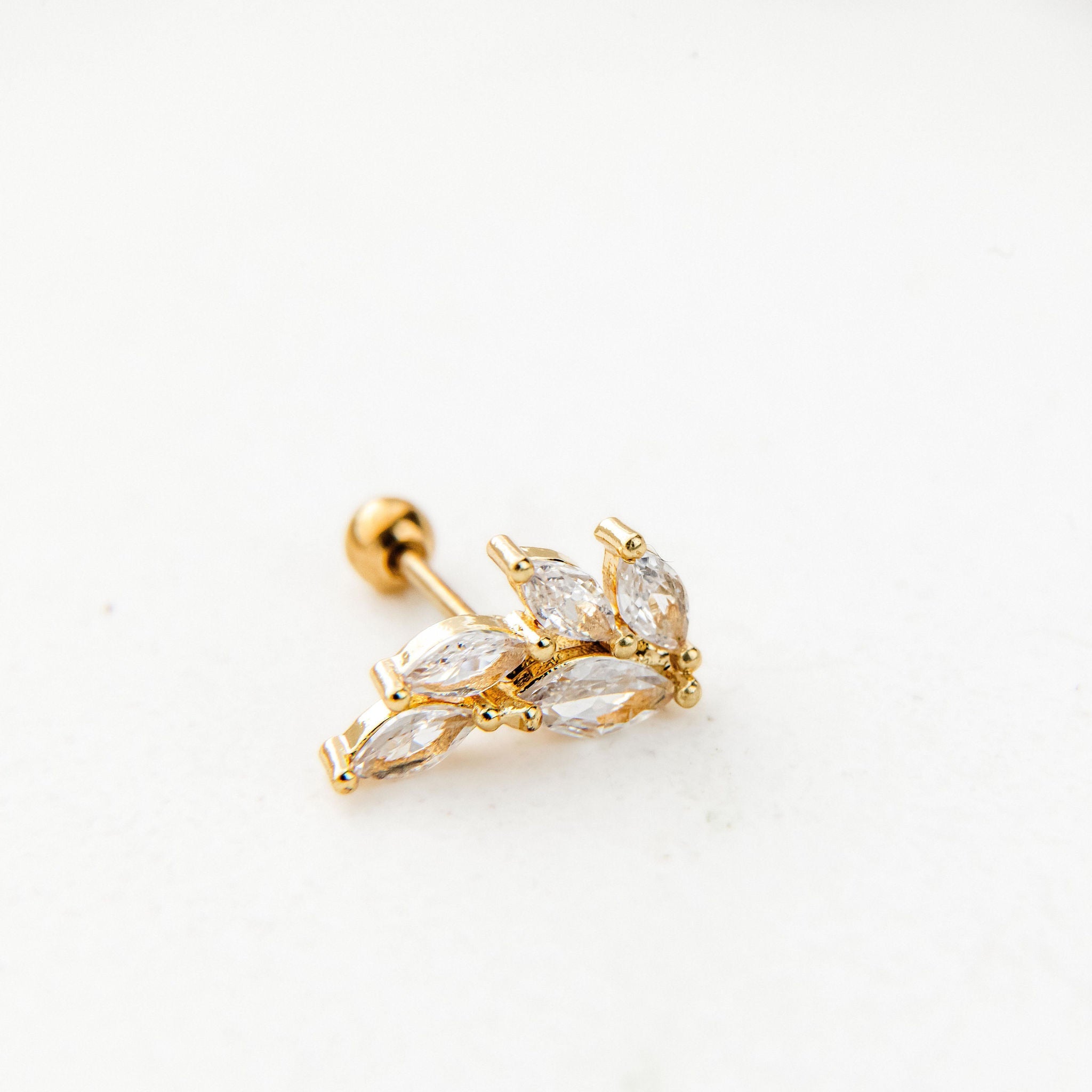 Faye Single Earring - Luisa Luxe gold jewellery