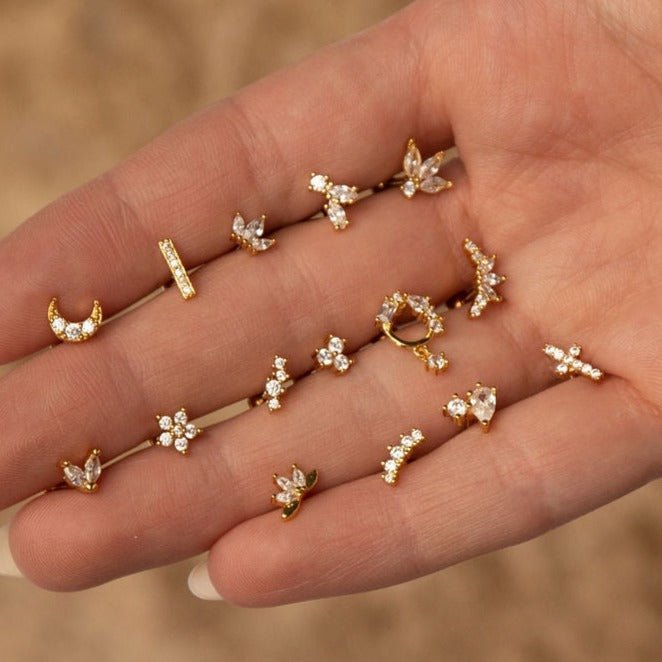 Finn Earrings - Luisa Luxe gold jewellery