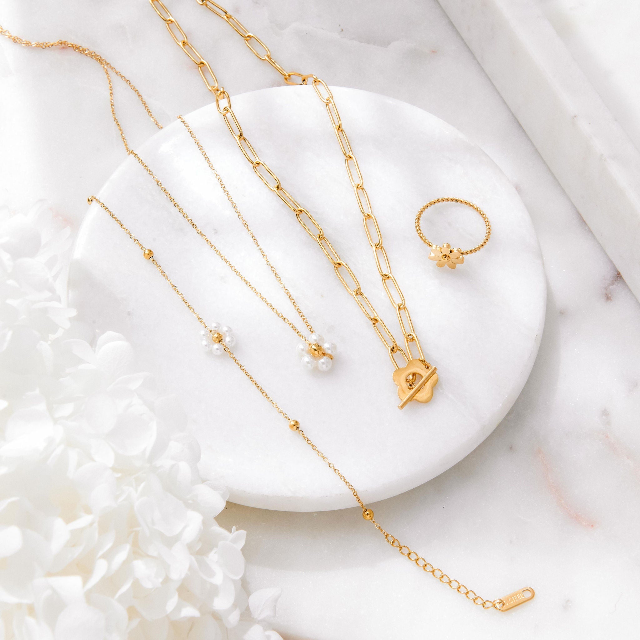 Fiya Anklet - Luisa Luxe gold jewellery