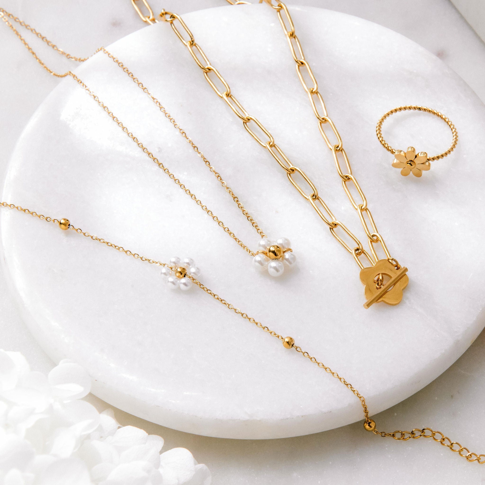 Flora Bracelet - Luisa Luxe gold jewellery