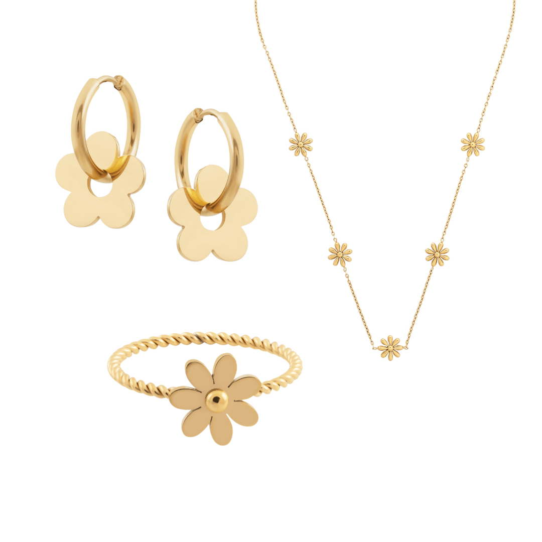 Flower Queen Bundle - Luisa Luxe gold jewellery