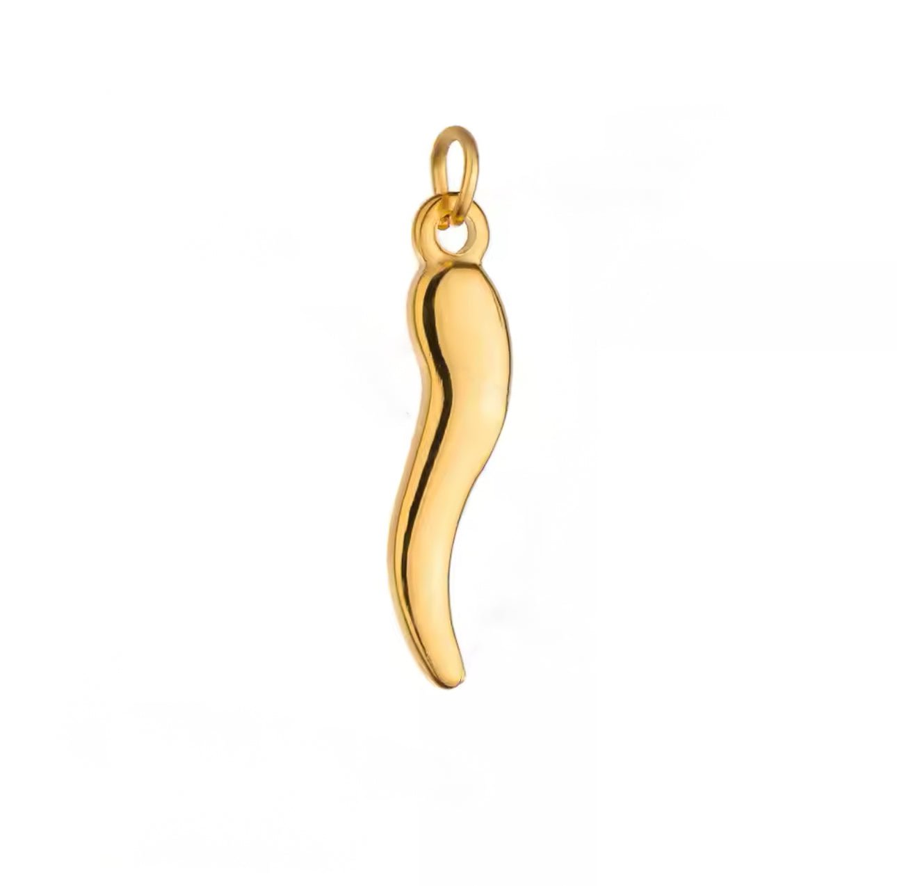 Golden Cornicello Charm - Luisa Luxe gold jewellery