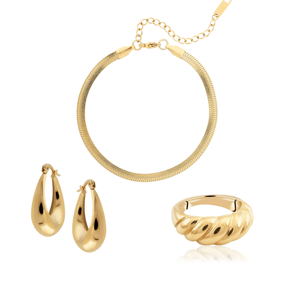 Golden Girl Bundle - Luisa Luxe gold jewellery