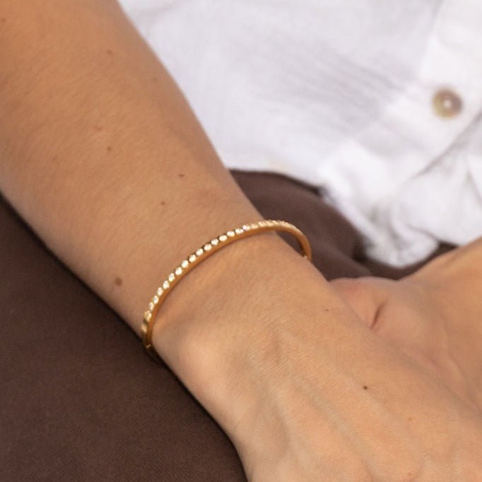 Heather Bangle - Luisa Luxe gold jewellery