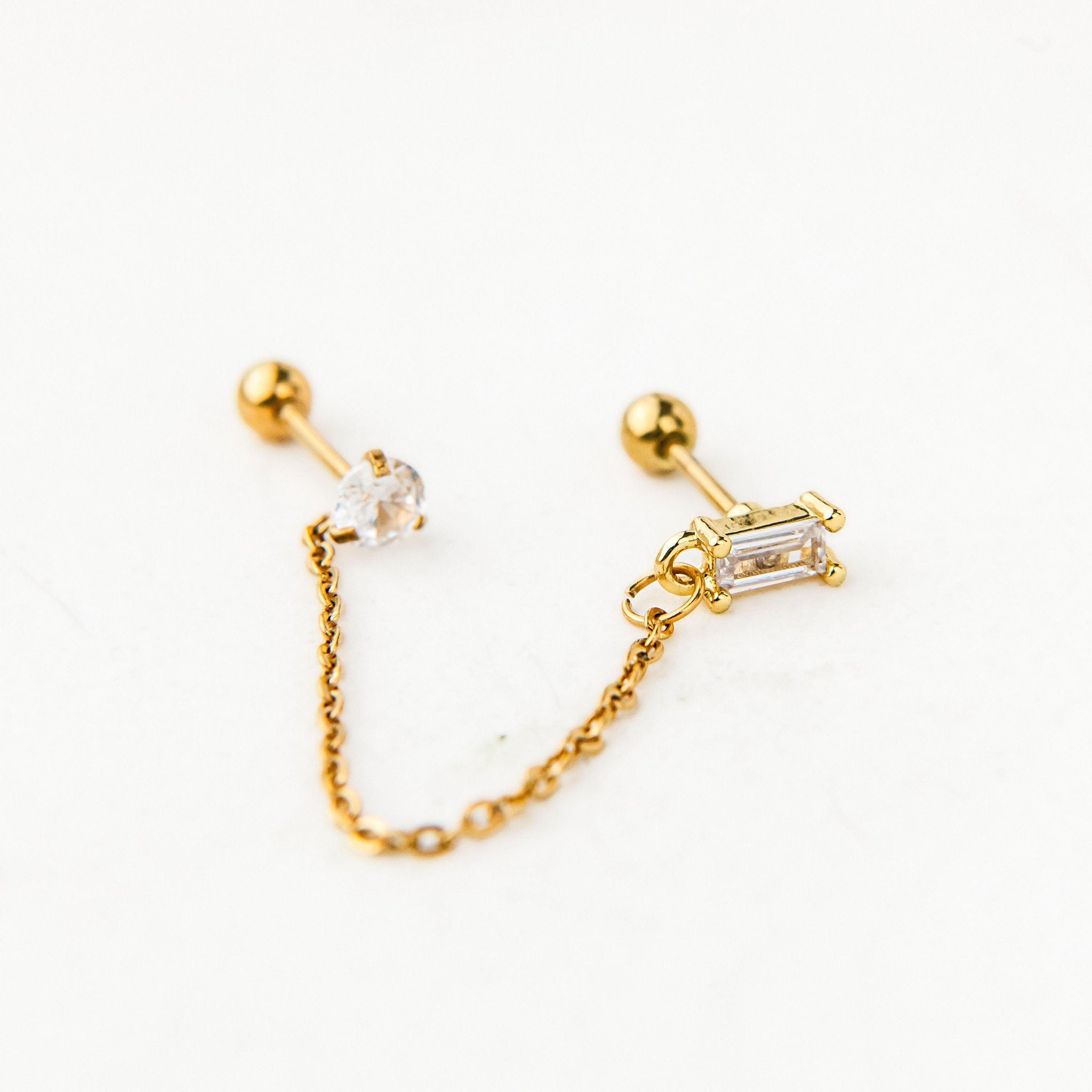 Hunter Double Earring - Luisa Luxe gold jewellery