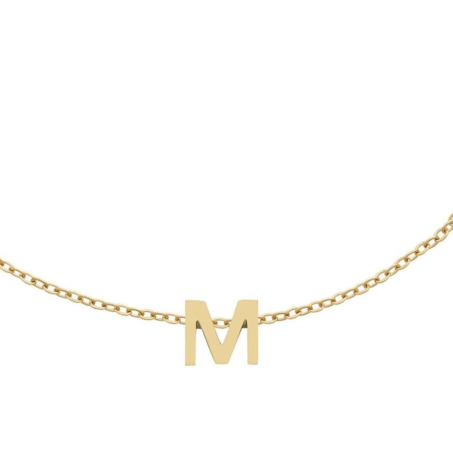 Initial Anklet - Luisa Luxe gold jewellery