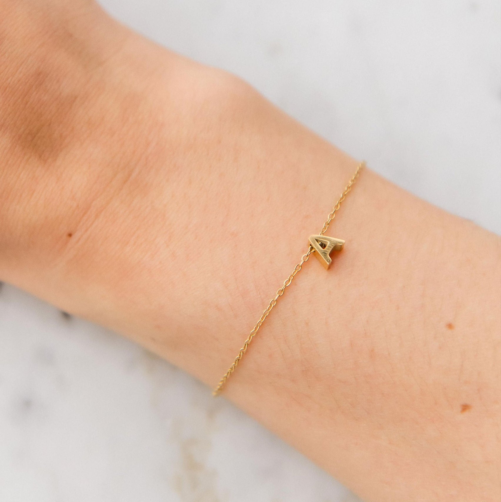 Initial Bracelet - Luisa Luxe gold jewellery