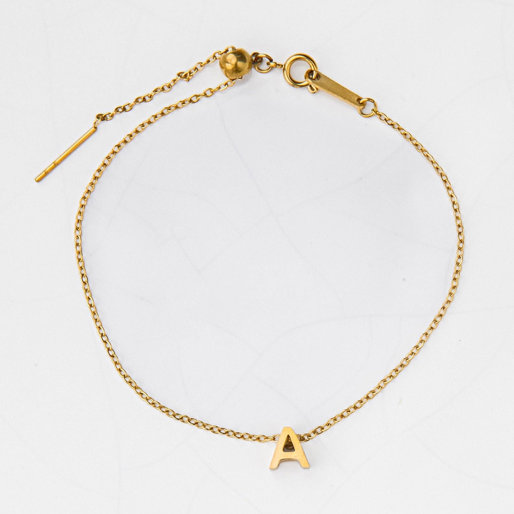 Initial Bracelet - Luisa Luxe gold jewellery