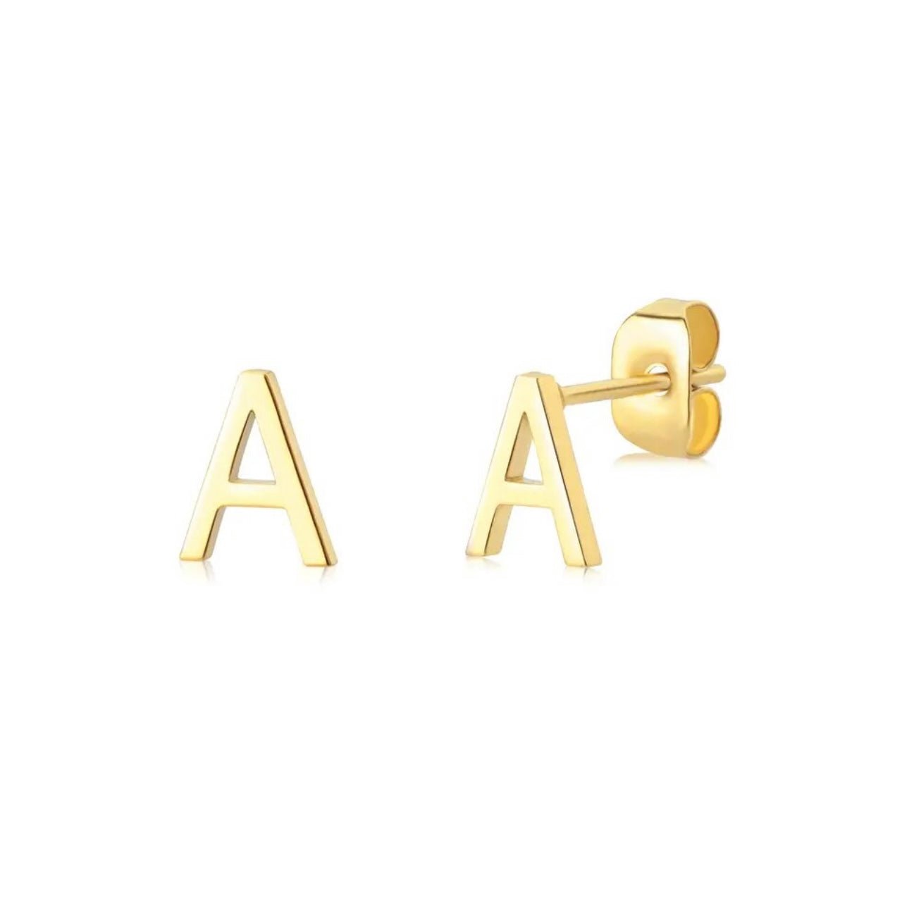 Initial Earrings - Luisa Luxe gold jewellery