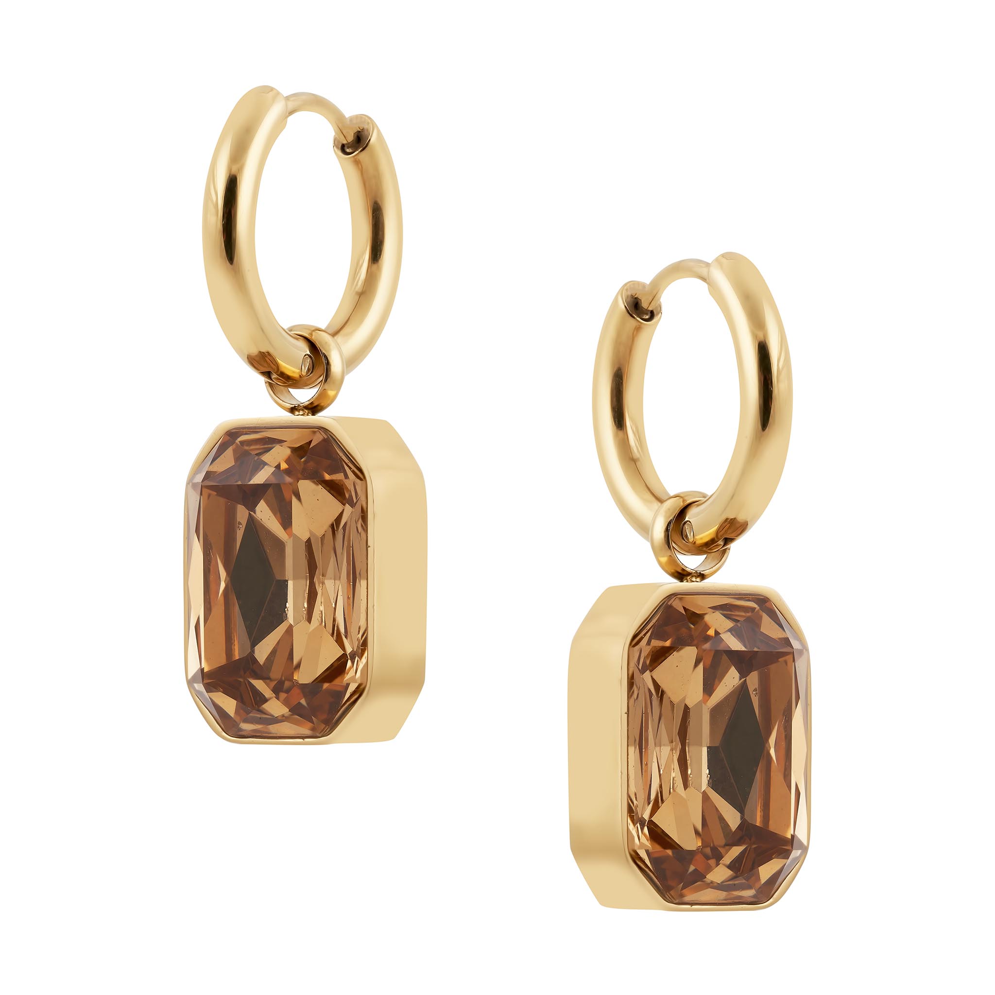 Isobel Champagne Earrings - Luisa Luxe gold jewellery