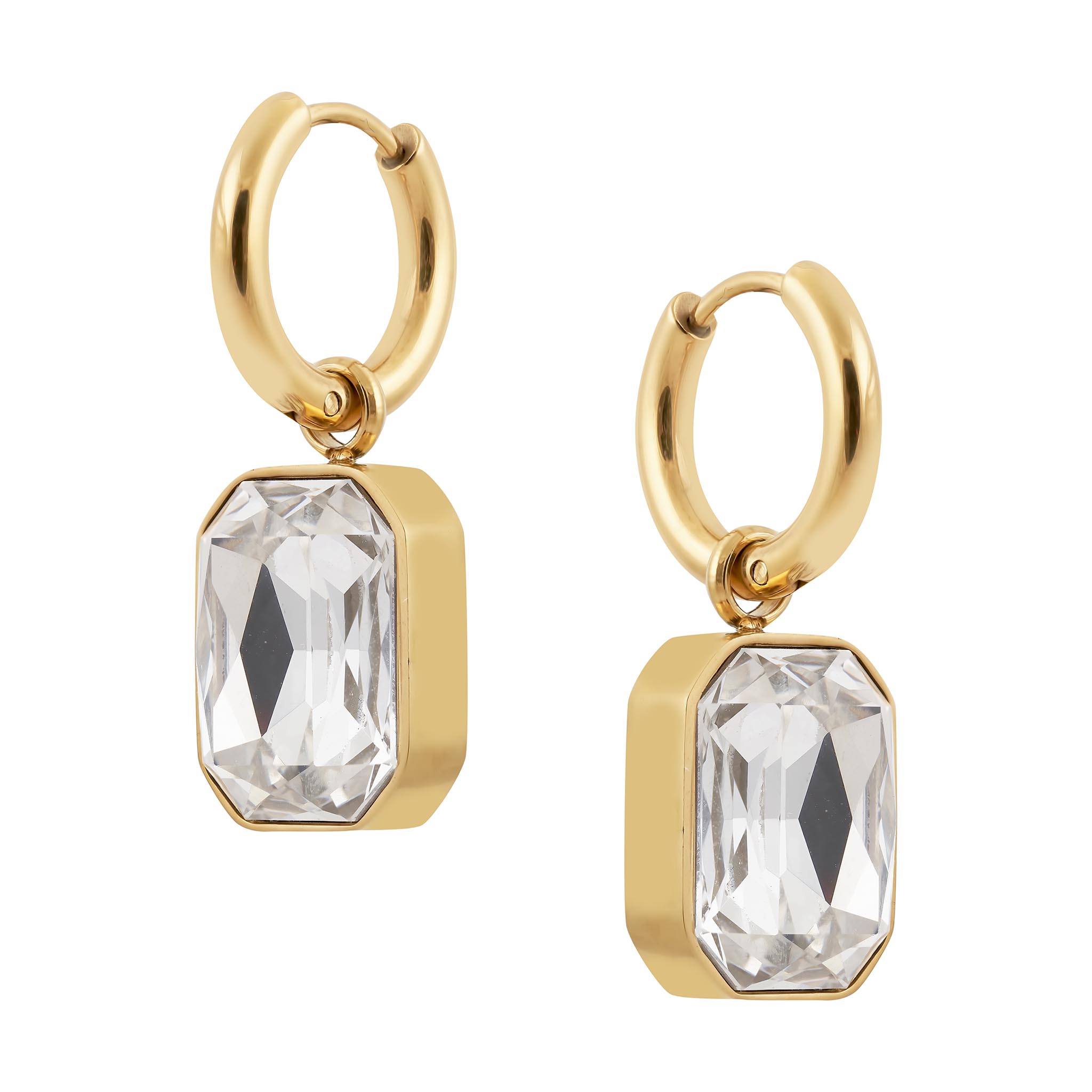 Isobel Crystal Earrings - Luisa Luxe gold jewellery