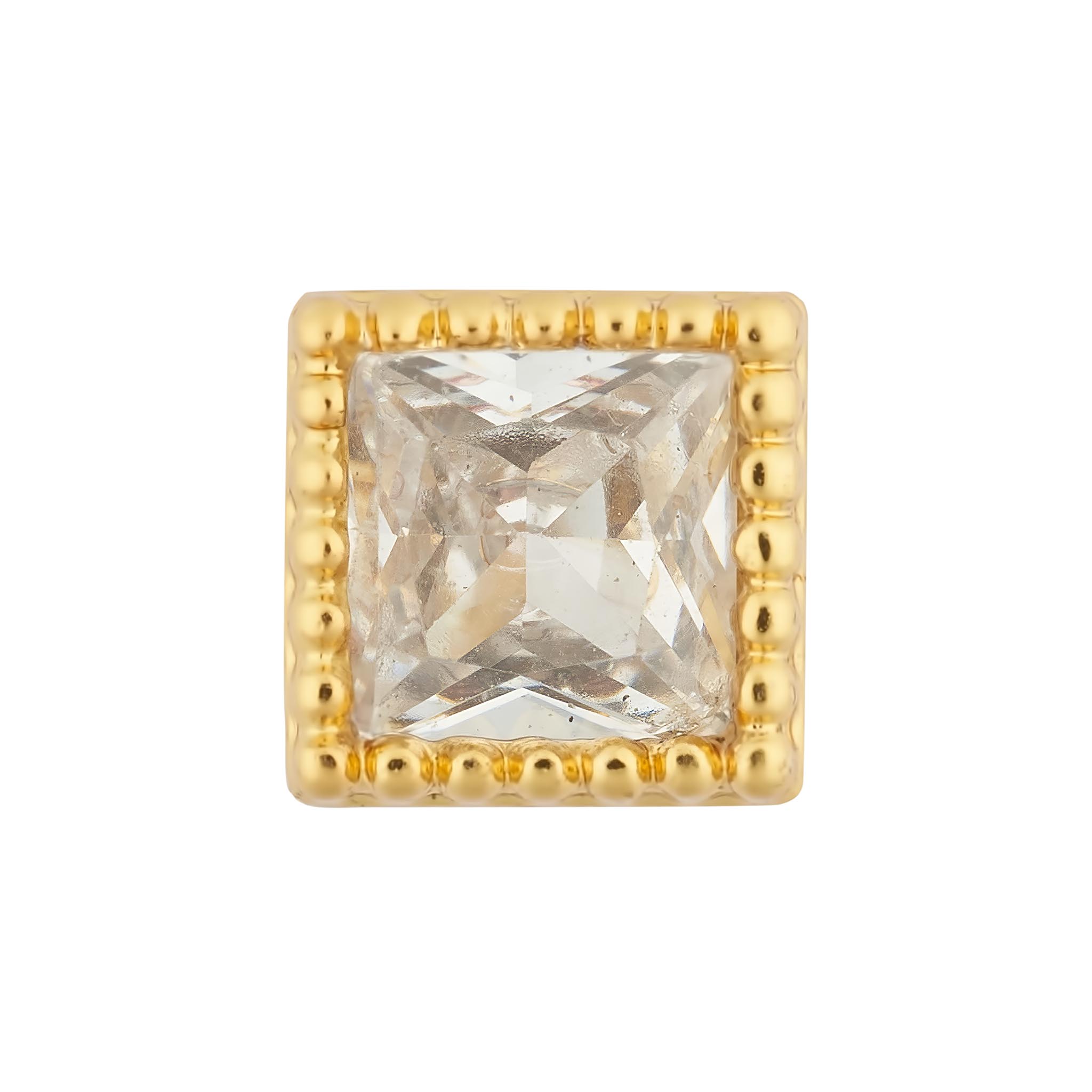 Jet Single Earring - Luisa Luxe gold jewellery