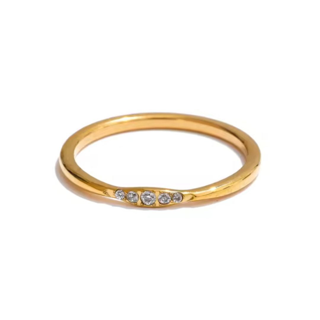 Lara Ring - Luisa Luxe gold jewellery