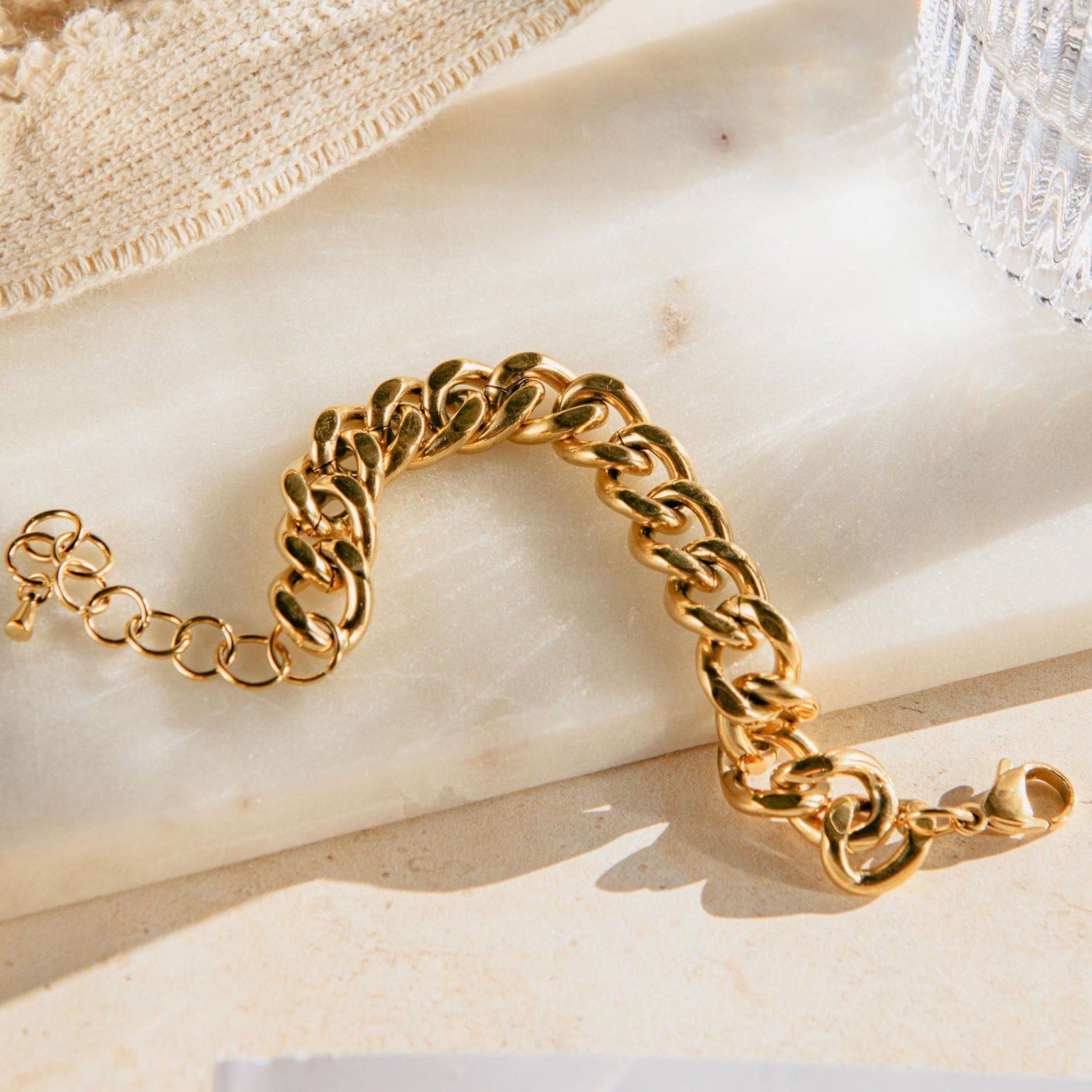 Lisbon Anklet - Luisa Luxe gold jewellery