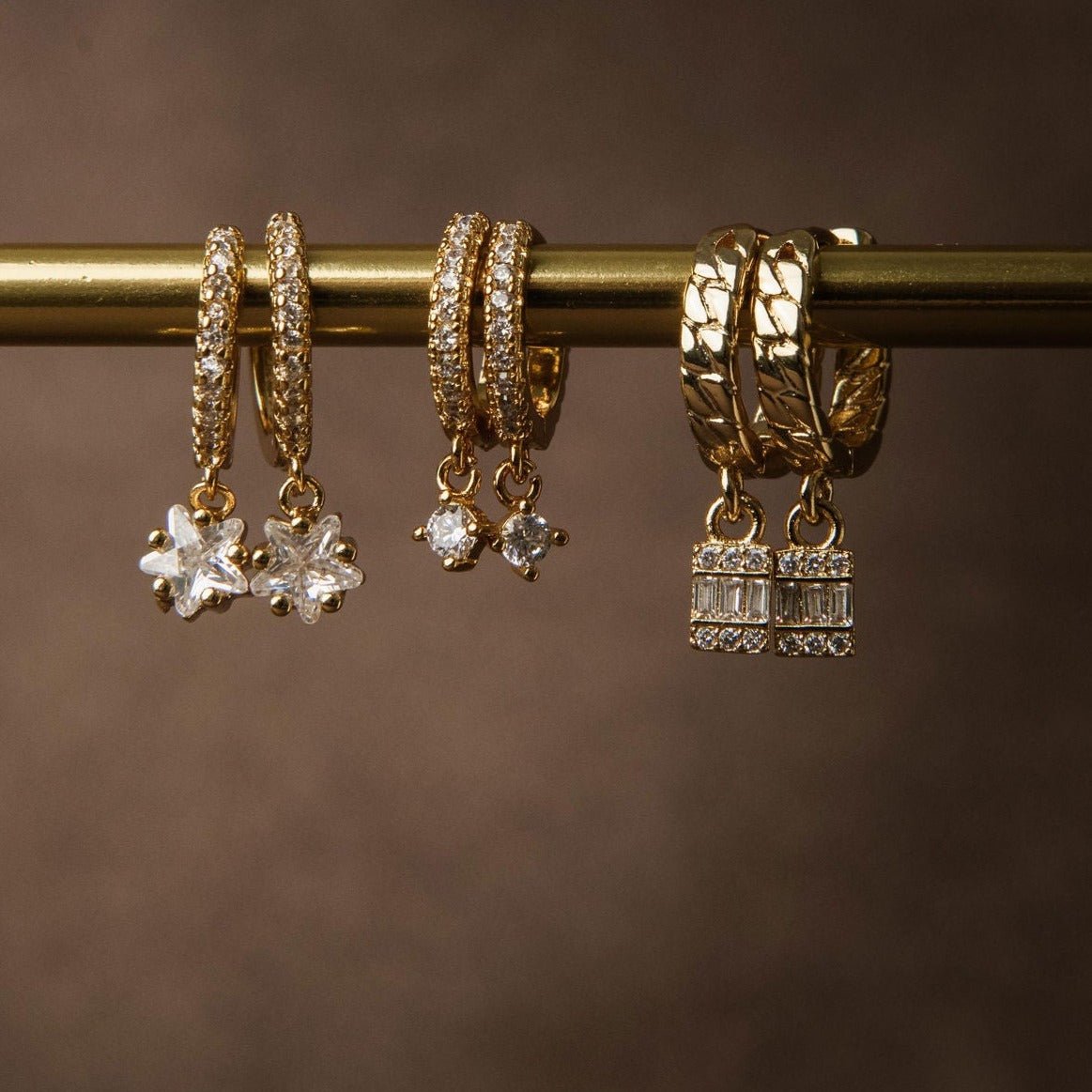 Liz Earrings - Luisa Luxe gold jewellery
