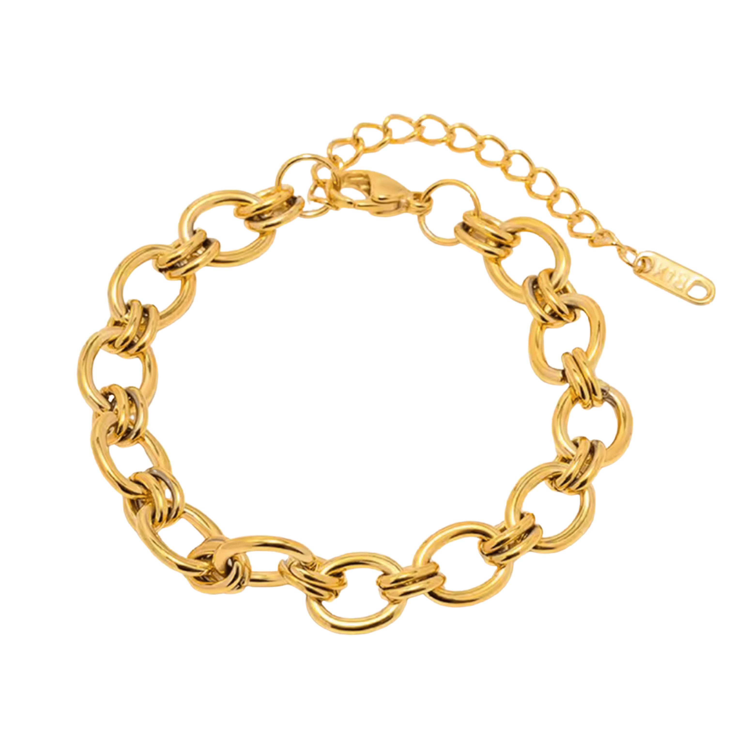 Loop Link Bracelet - Luisa Luxe gold jewellery