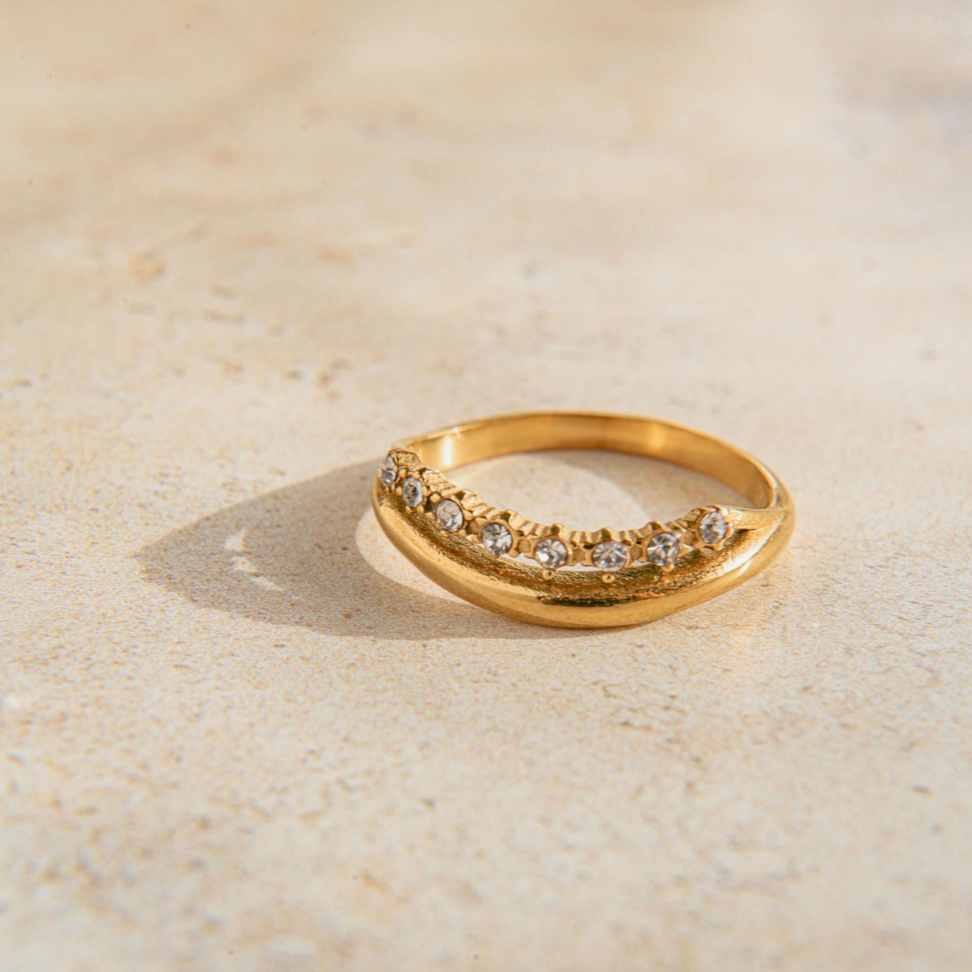 Lucy Ring - Luisa Luxe gold jewellery