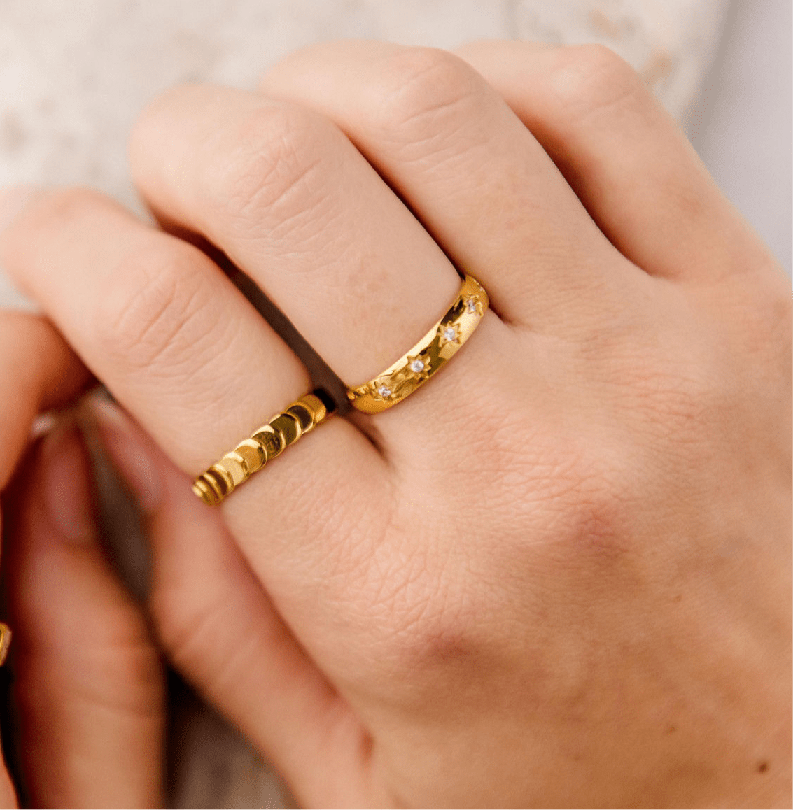 Luna Ring - Luisa Luxe gold jewellery