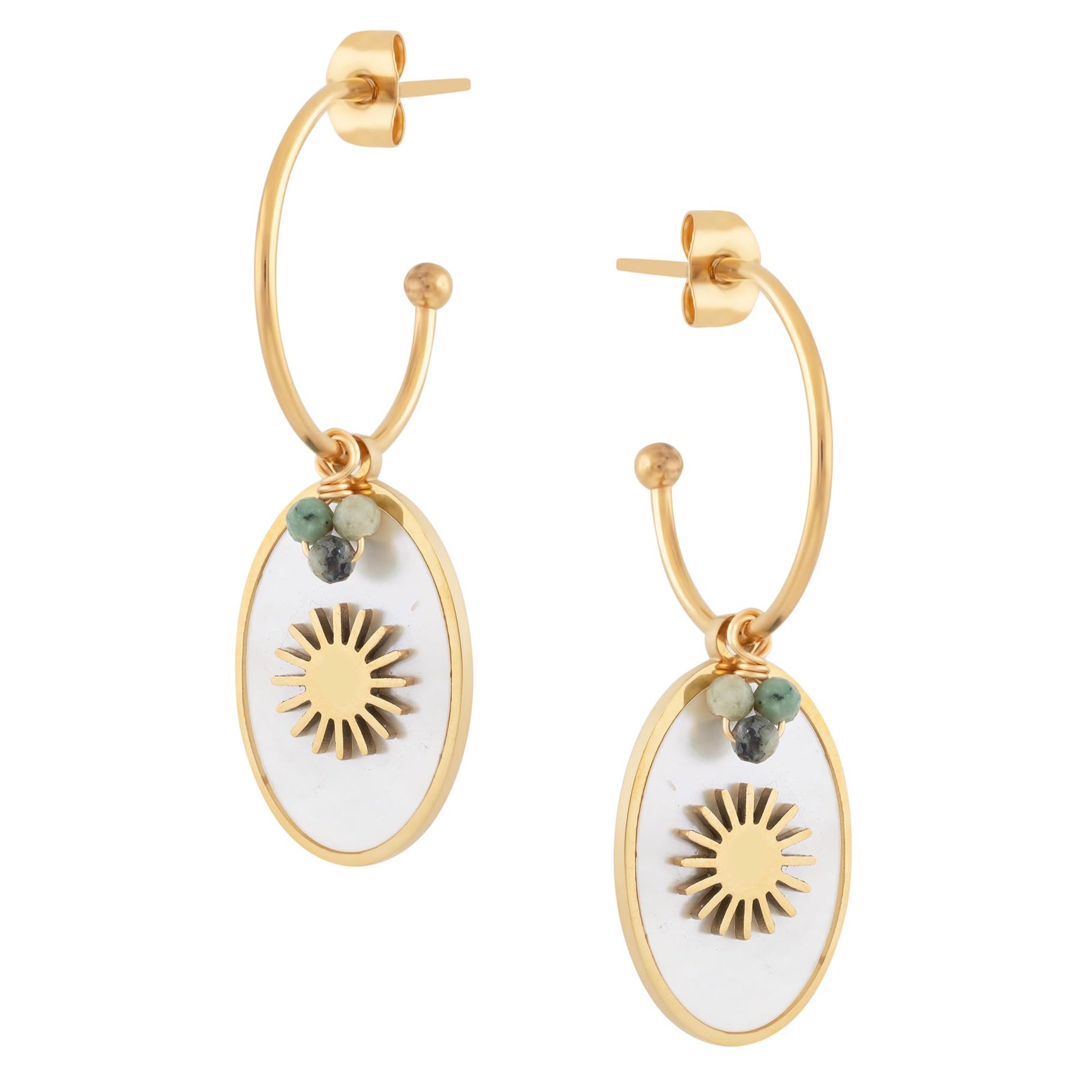 Mala Earrings - Luisa Luxe gold jewellery