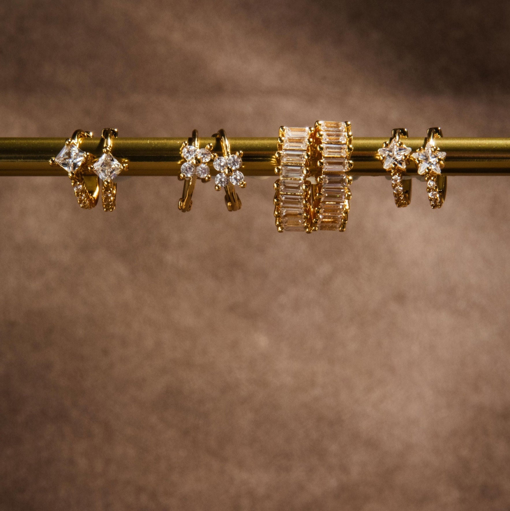 Mali Single Huggie - Luisa Luxe gold jewellery