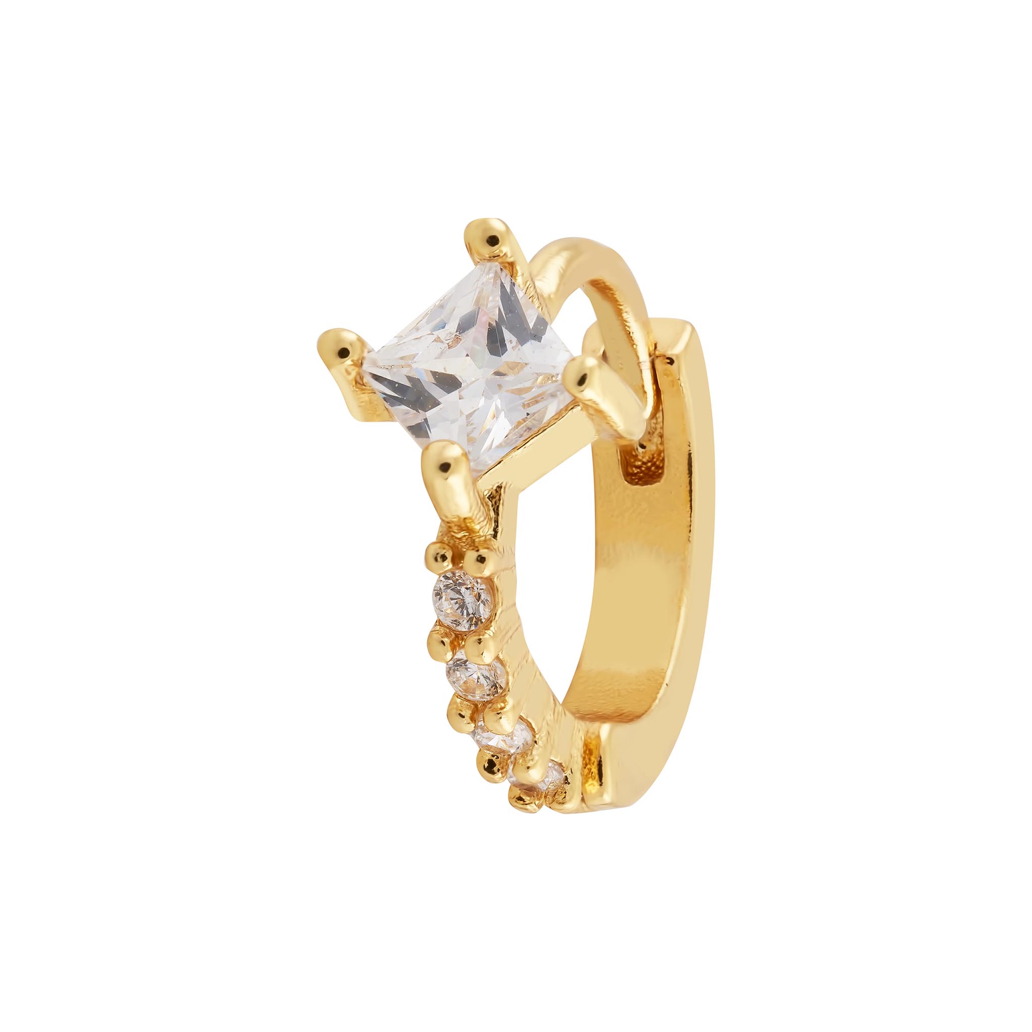 Mali Single Huggie - Luisa Luxe gold jewellery