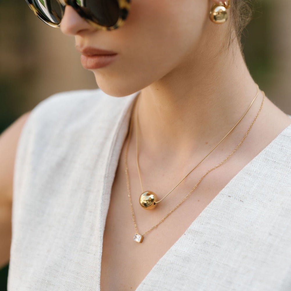 May Necklace - Luisa Luxe gold jewellery