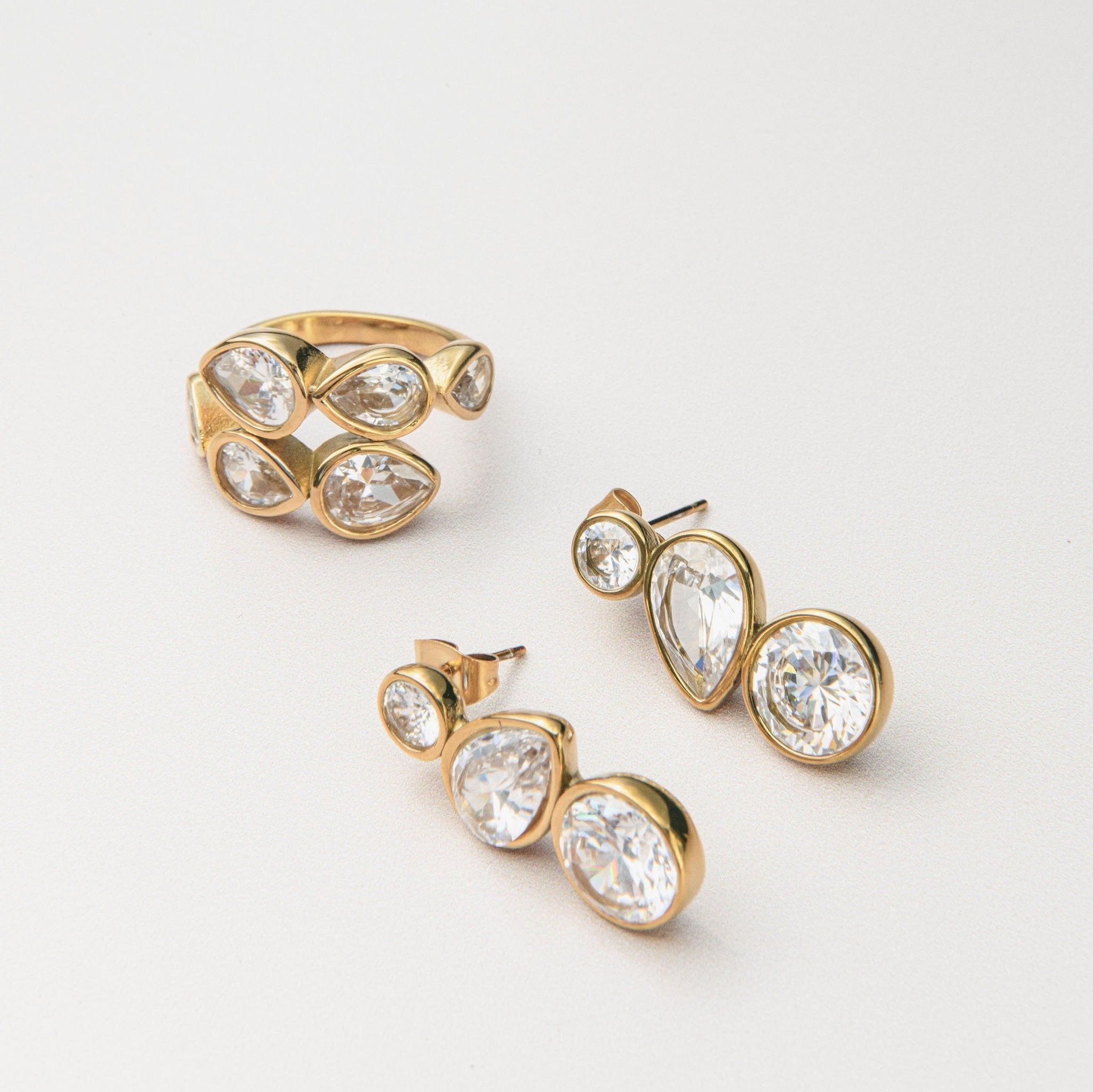 Mirabelle Earrings - Luisa Luxe gold jewellery