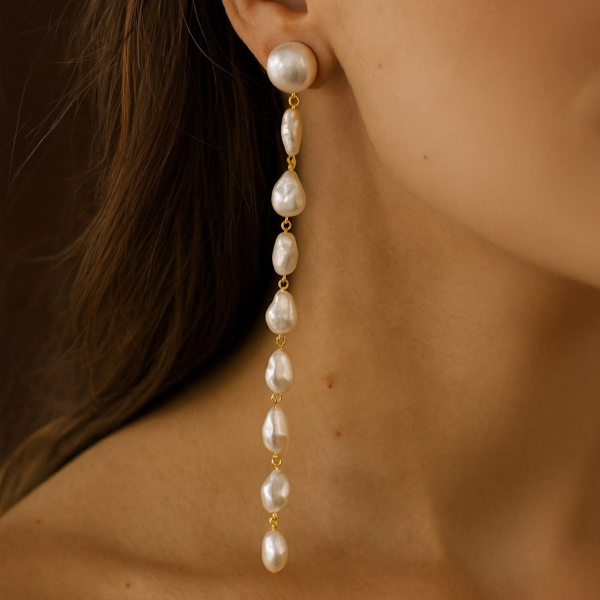 Olette Earrings - Luisa Luxe gold jewellery