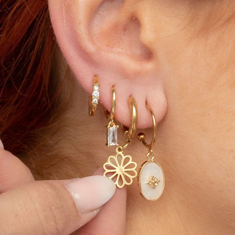 Olive Earrings - Luisa Luxe gold jewellery