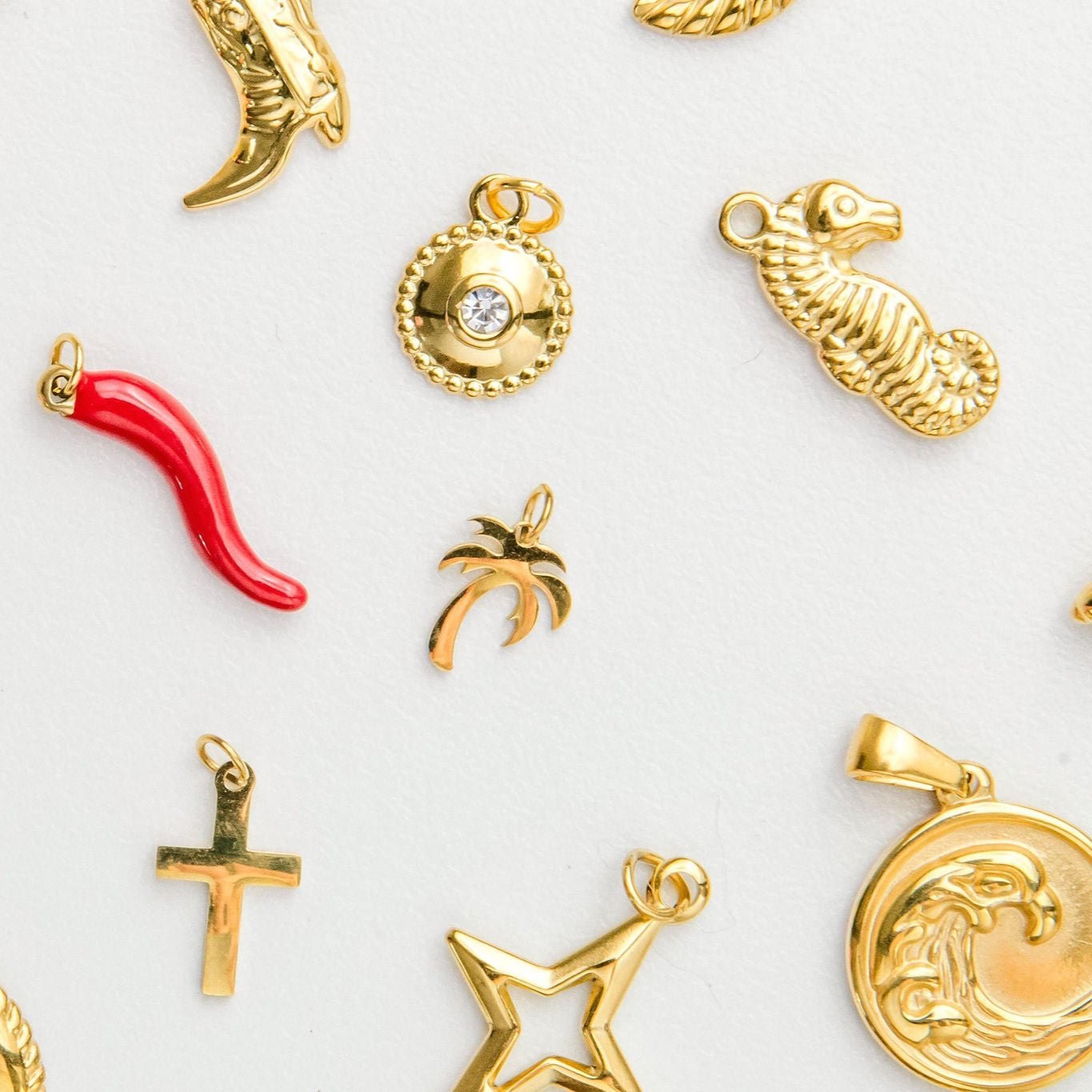 Palm Tree Charm - Luisa Luxe gold jewellery