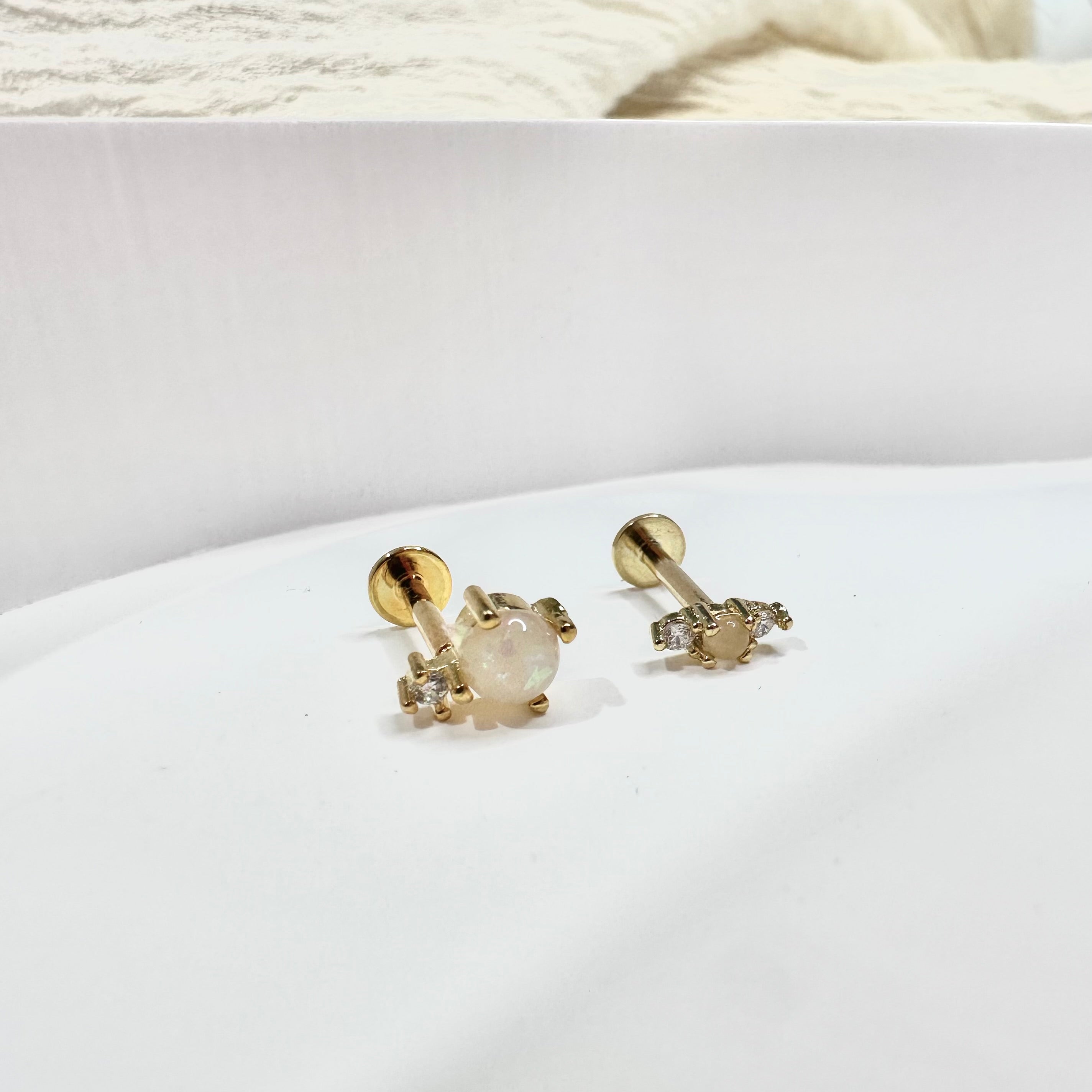 Pia Single Earring - Luisa Luxe gold jewellery