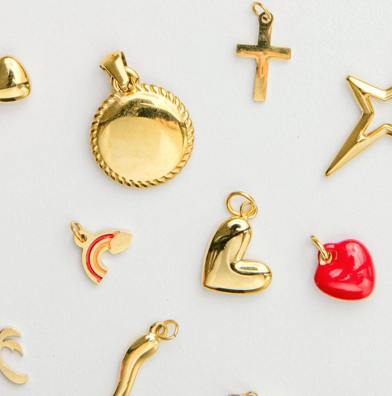 Rainbow Charm - Luisa Luxe gold jewellery