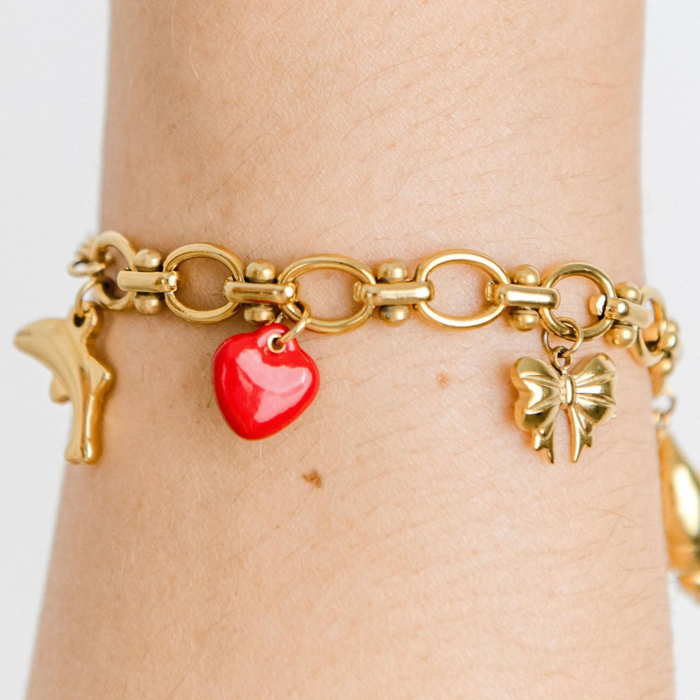 Red Heart Charm - Luisa Luxe gold jewellery