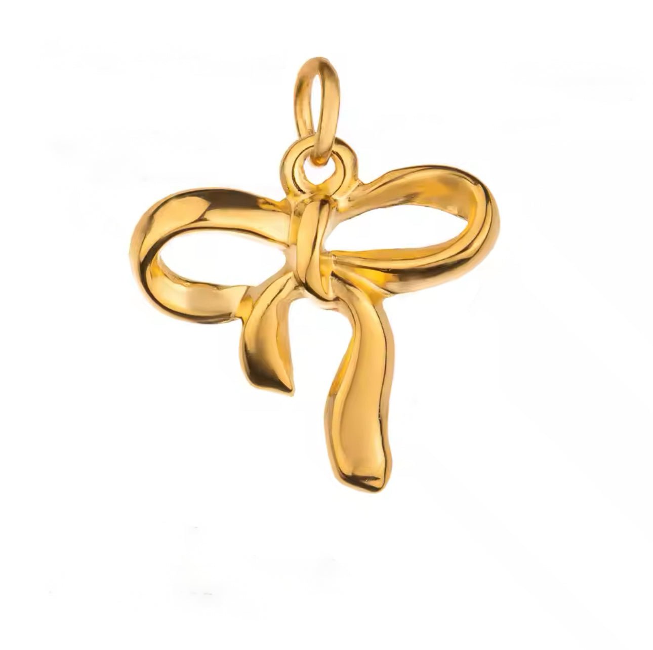 Ribbon Charm - Luisa Luxe gold jewellery