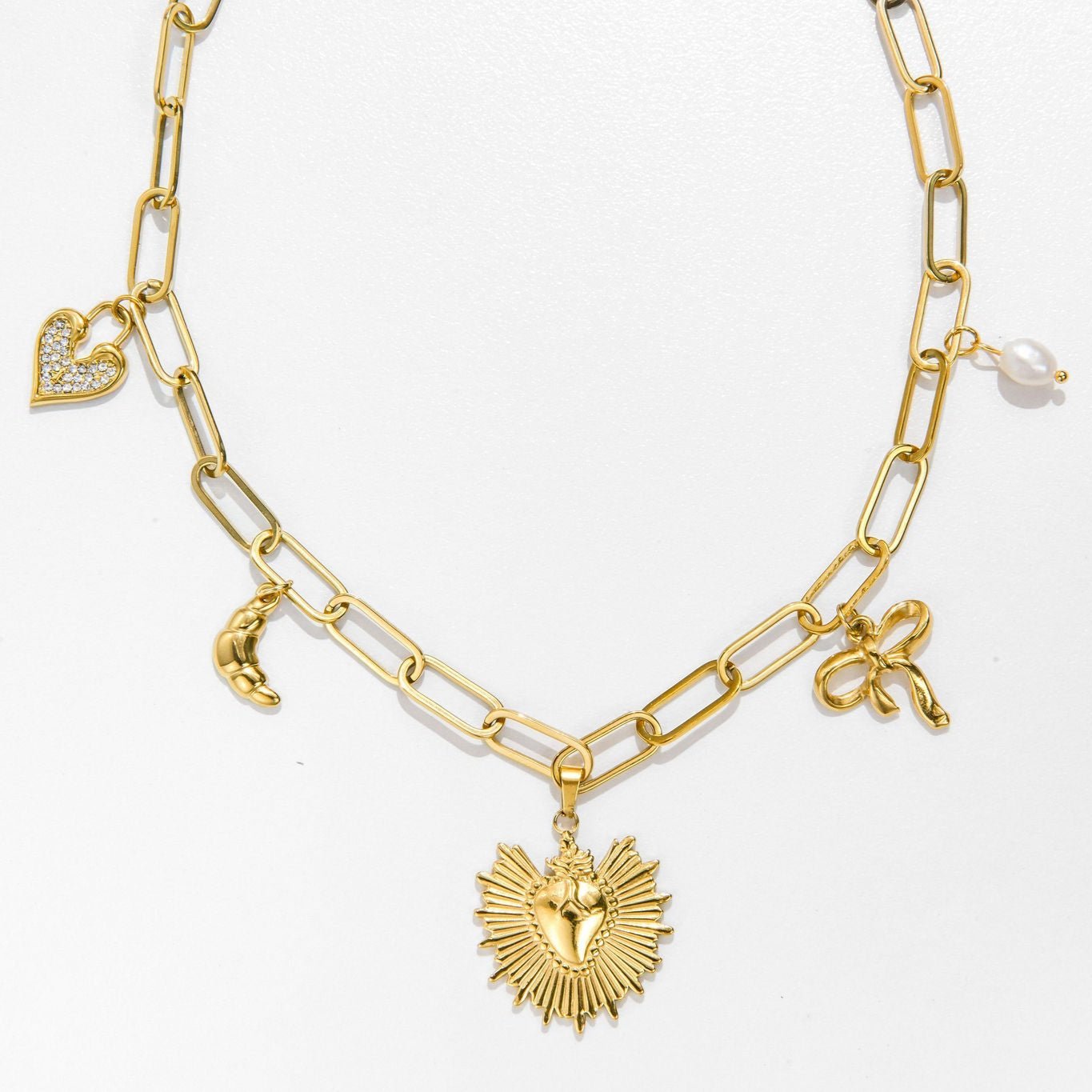 Ribbon Charm - Luisa Luxe gold jewellery