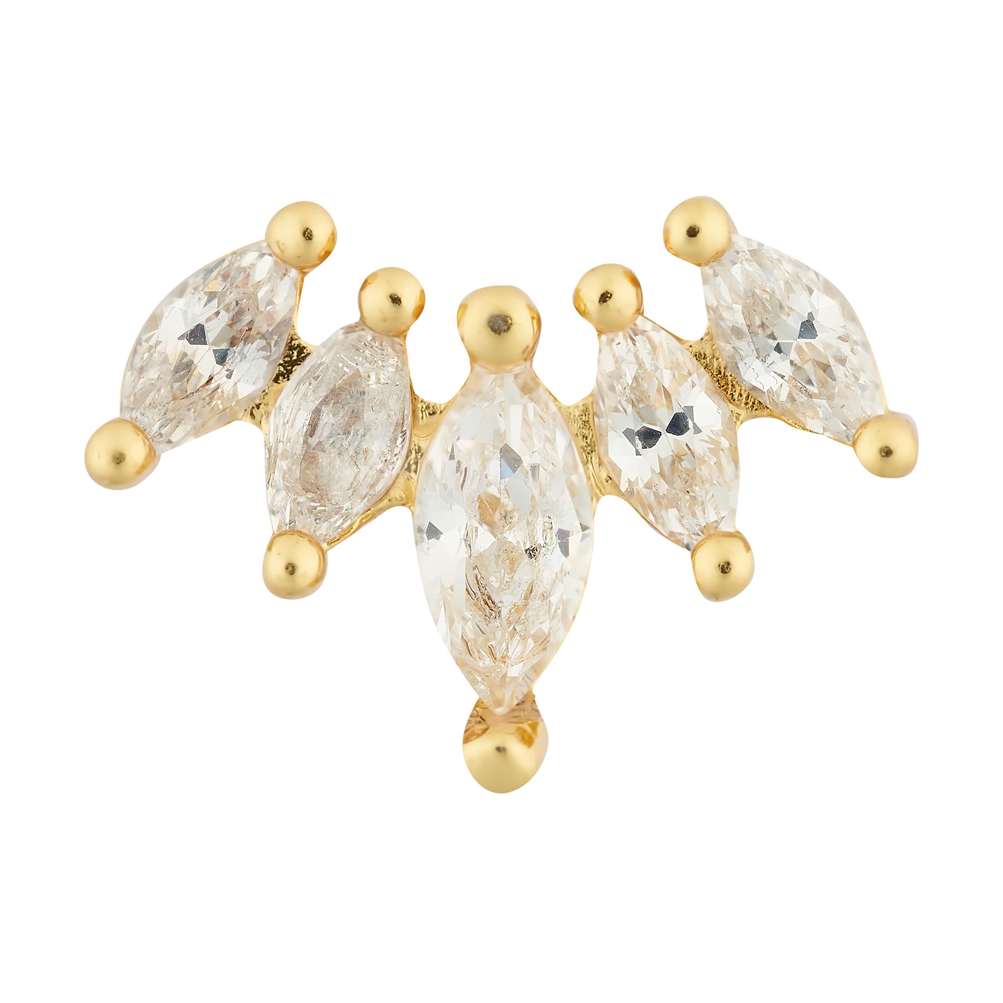 Rome Single Earring - Luisa Luxe gold jewellery