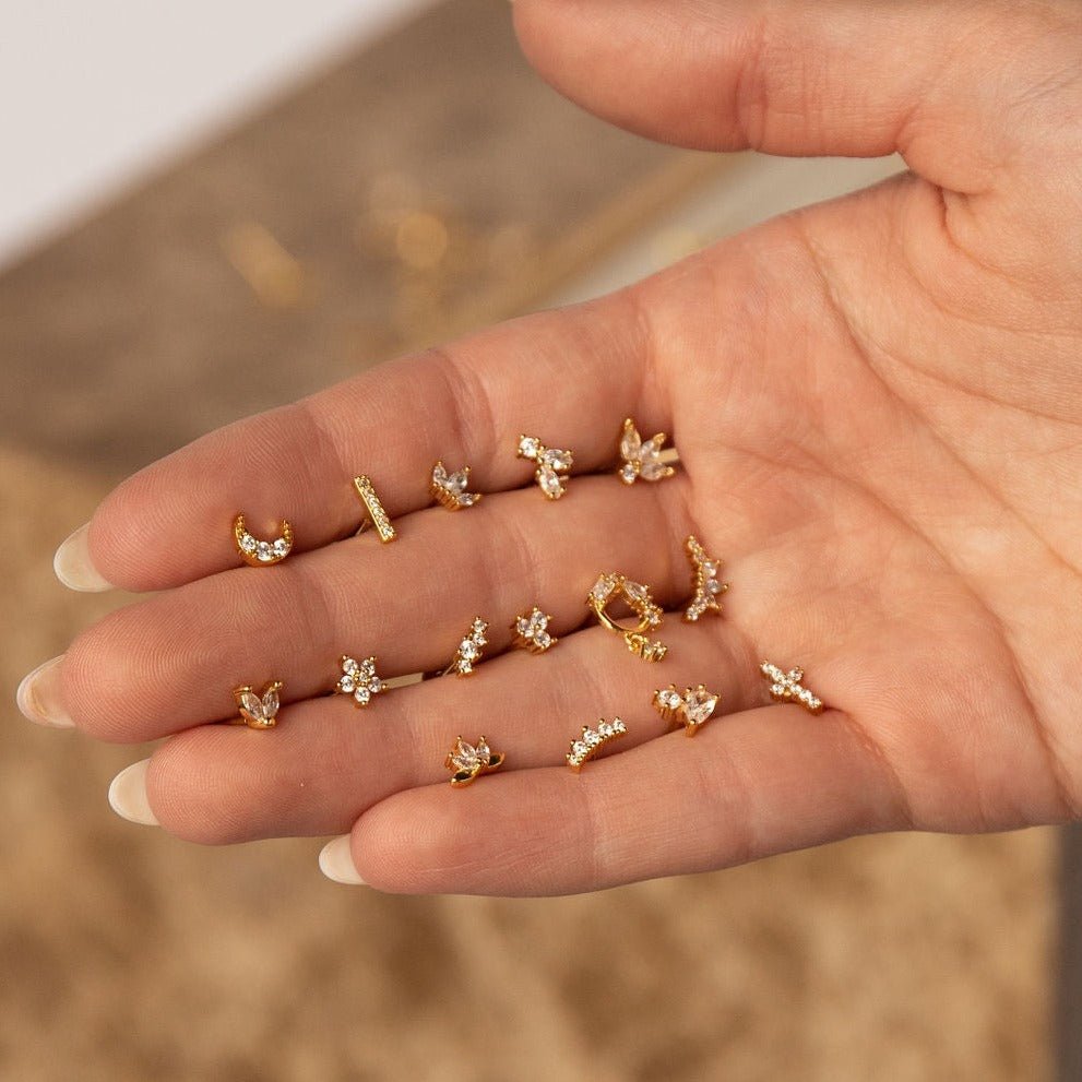 Rome Single Earring - Luisa Luxe gold jewellery