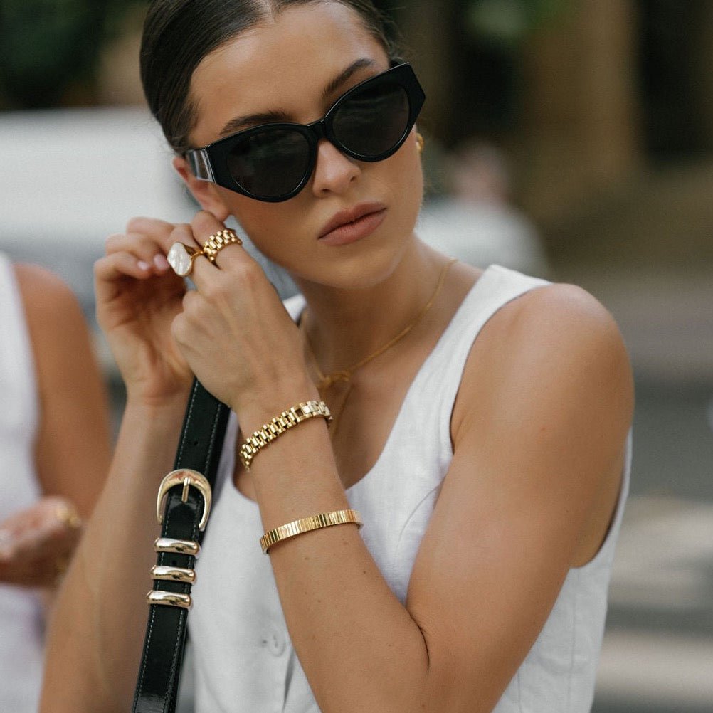 Roux Bangle - Luisa Luxe gold jewellery