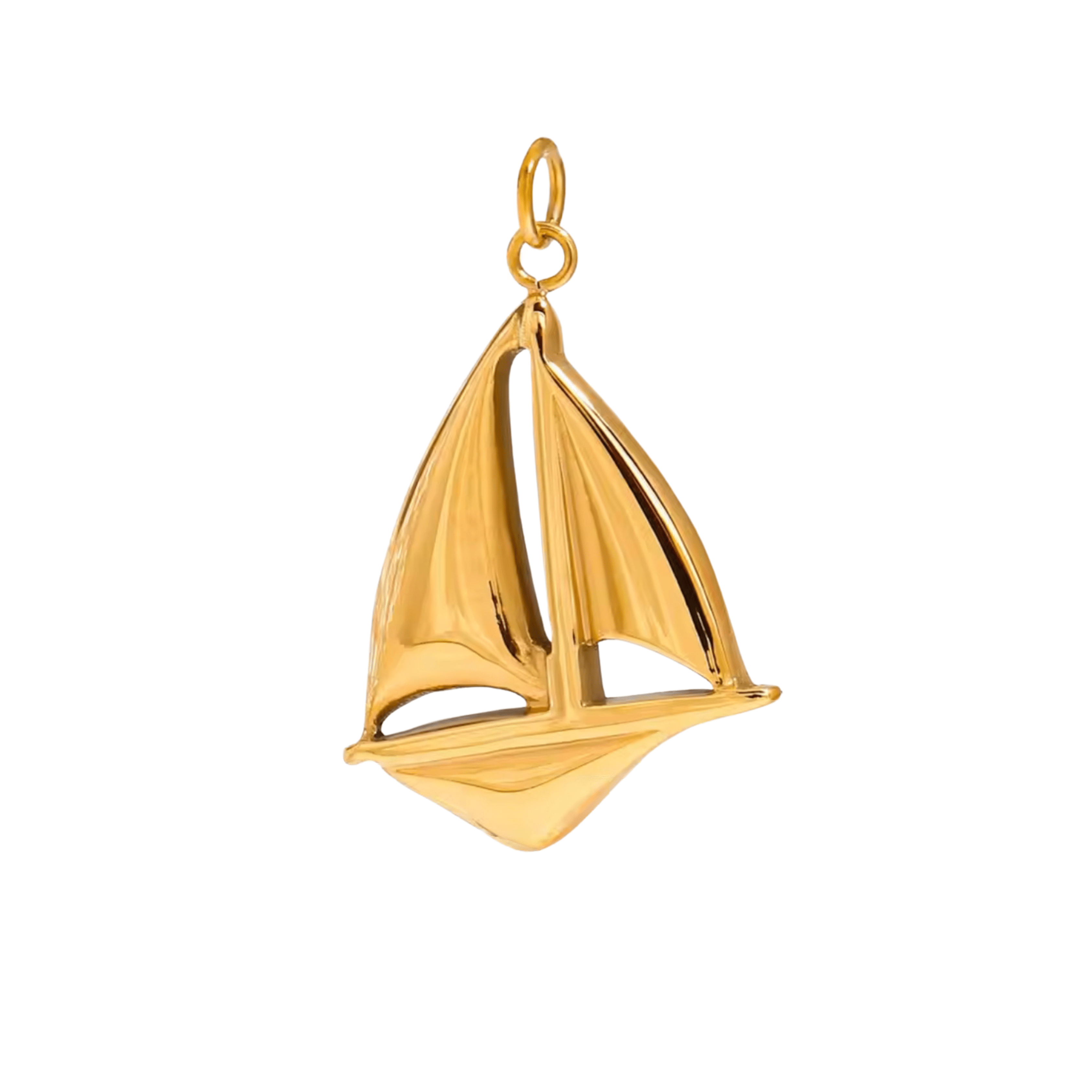 Sailing Boat Charm - Luisa Luxe gold jewellery