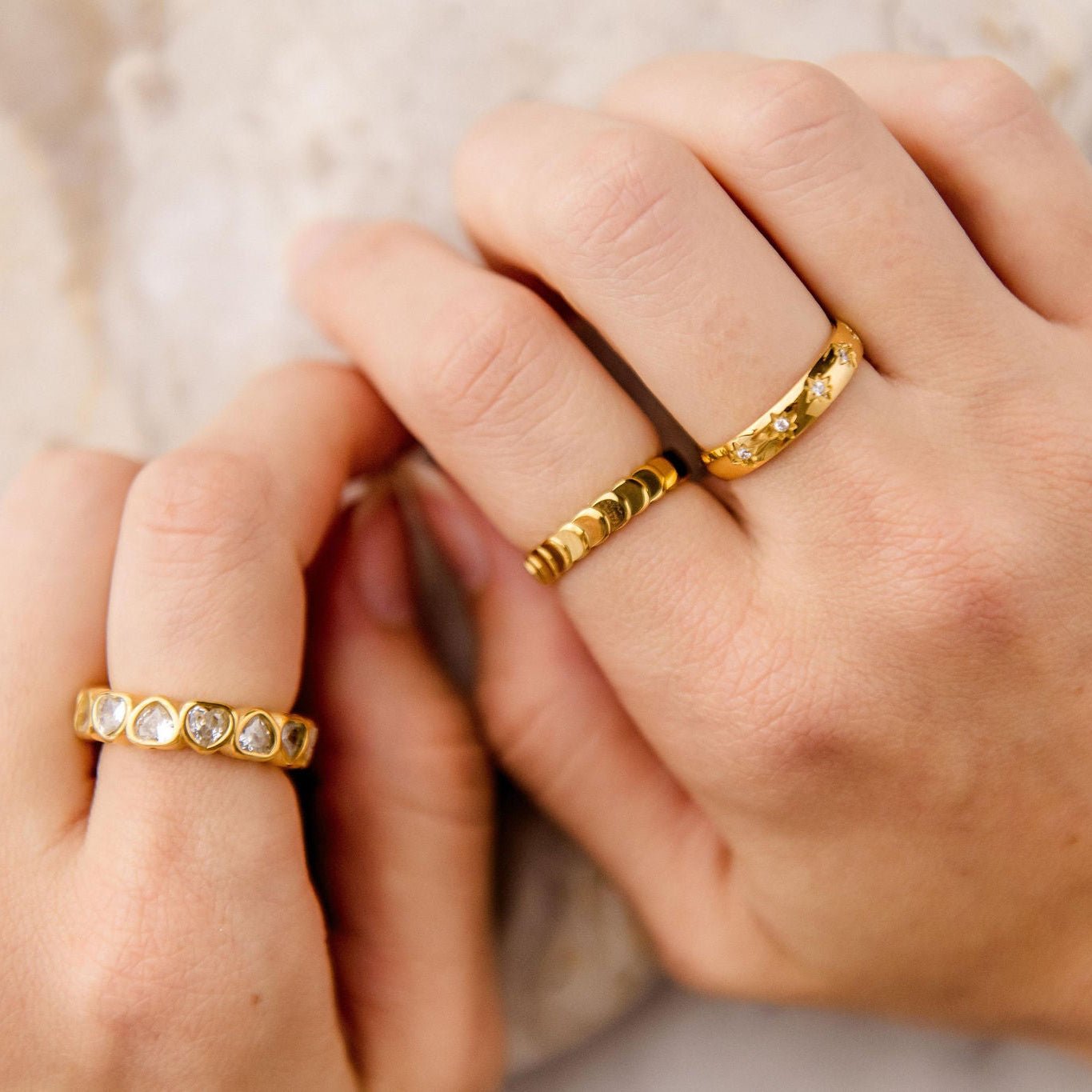 Sally Ring - Luisa Luxe gold jewellery