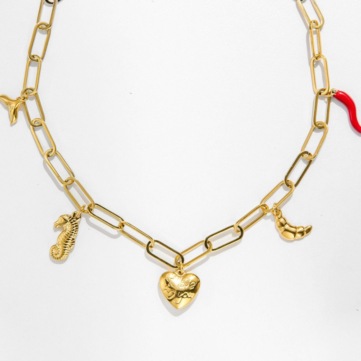 Seahorse Charm - Luisa Luxe gold jewellery