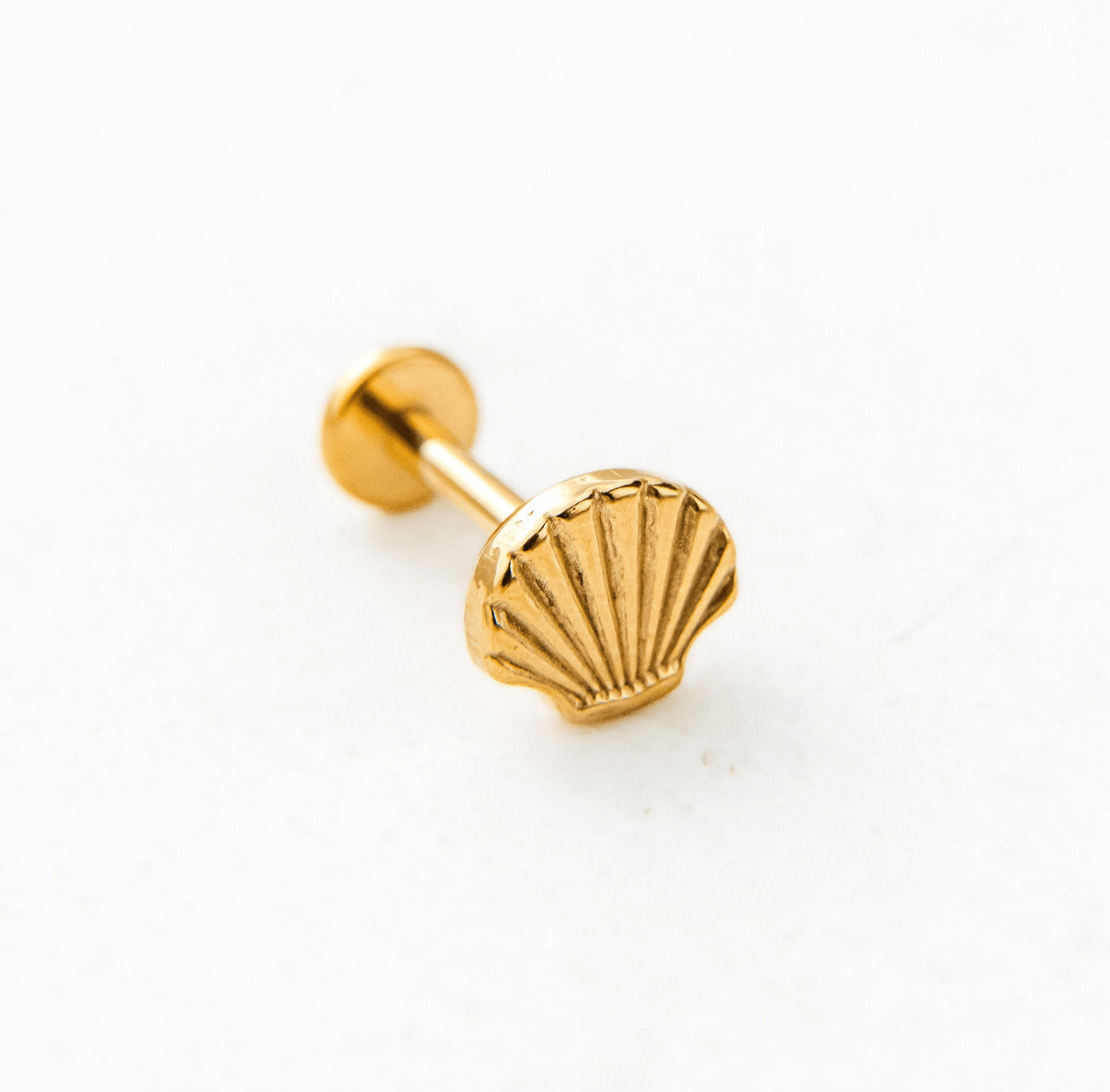 Shell Single Earring - Luisa Luxe gold jewellery