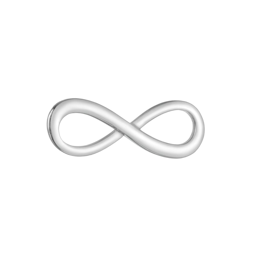Silver Infinity Charm - Luisa Luxe gold jewellery