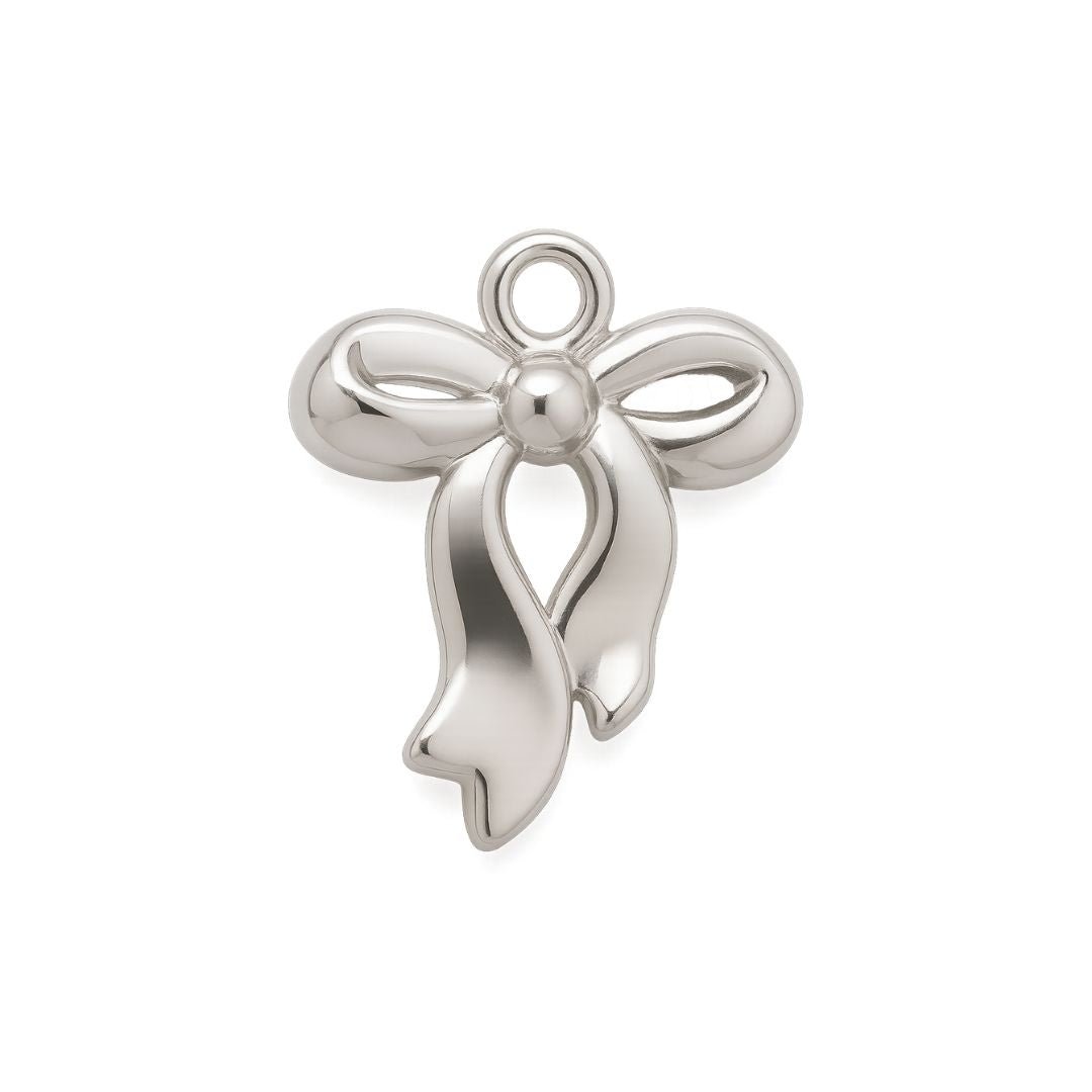 Silver Ribbon Charm - Luisa Luxe gold jewellery
