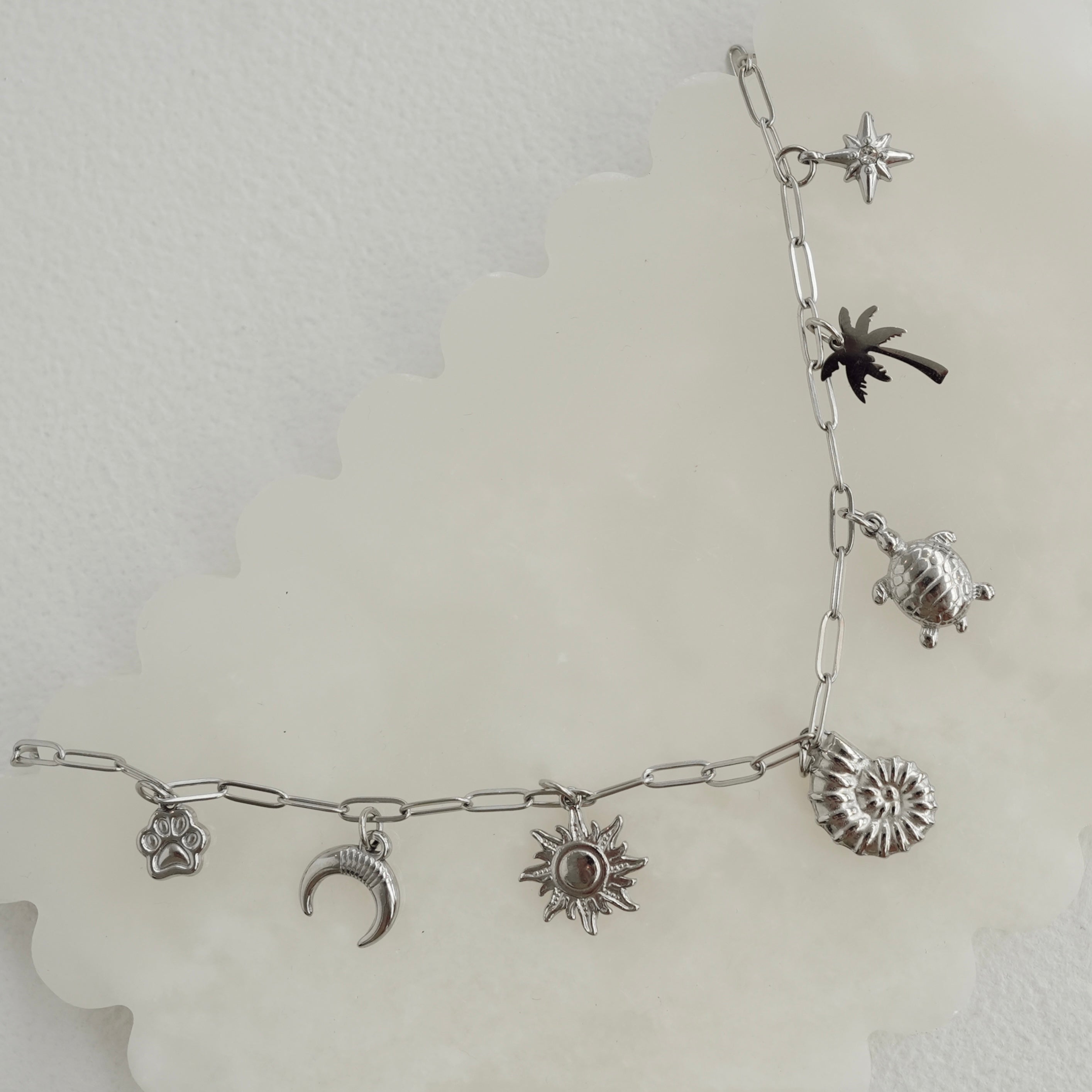 Silver Twinkle Star Charm - Luisa Luxe gold jewellery