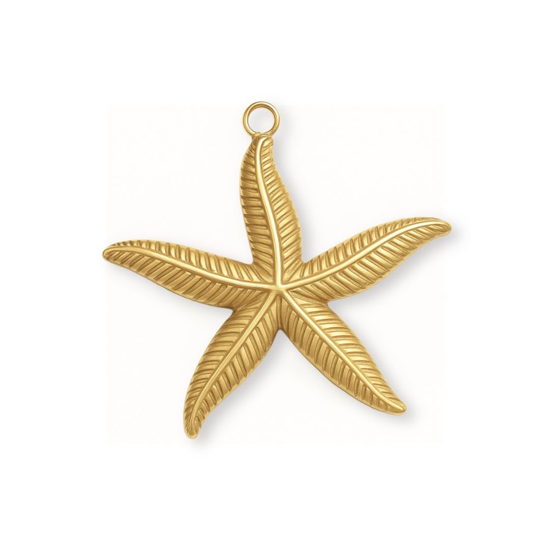 Skinny Starfish Charm - Luisa Luxe gold jewellery