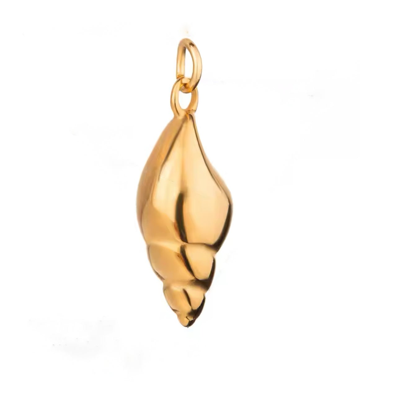 Spiral Shell Charm - Luisa Luxe gold jewellery